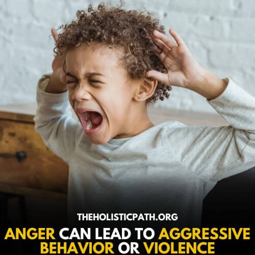 Emotion of anger can lead to destructive behaviors like voilence