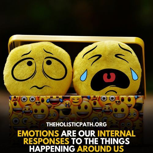 Your emotions are internal responses based on surrondings 