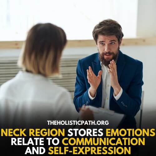 Your body stores emotions related to communication in your neck