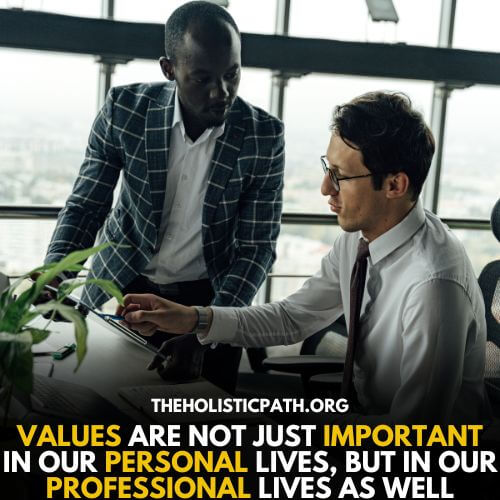 Humans need values in all walks of life