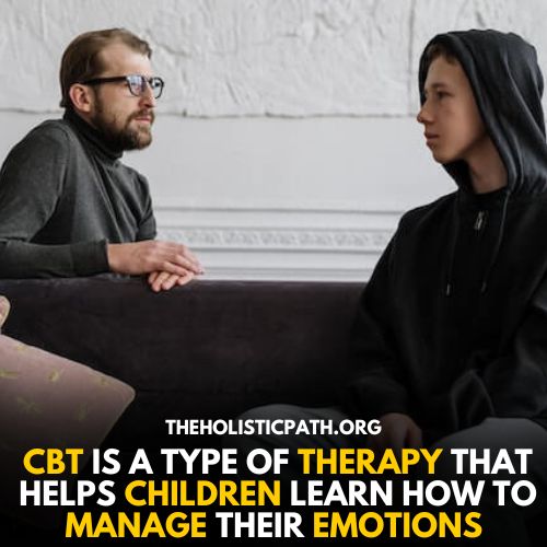 A Psychiatrist Treating the Boy Through Therapy