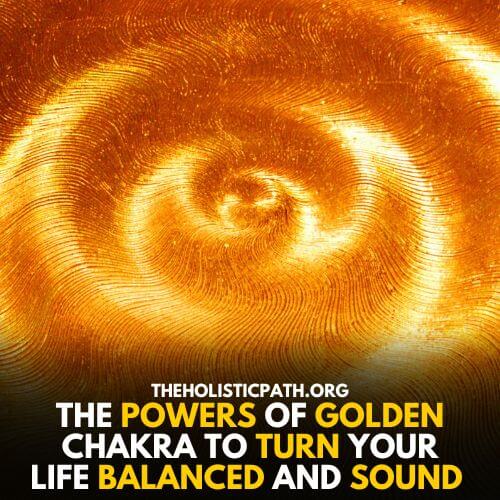 A Yellow Whirlpool signifying Golden Chakra