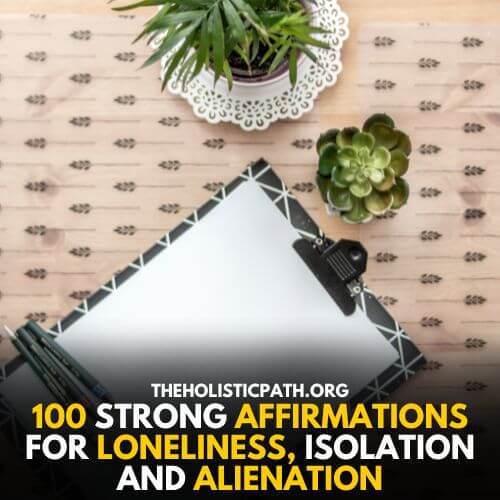 Paper to write Affirmations for loneliness