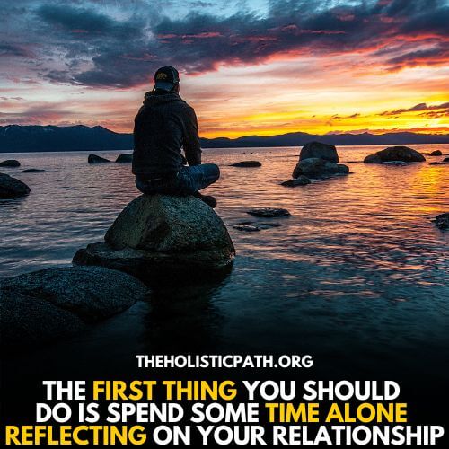 Use the time alone to reflect 