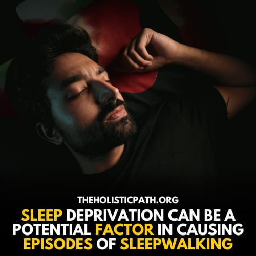 A Man Shutting Eyes But Cannot Sleep - Is sleepwalking a sign of depression