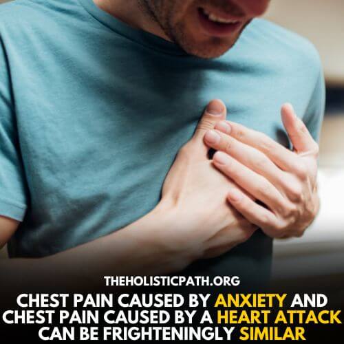 Is chest pain a sign of anxiety