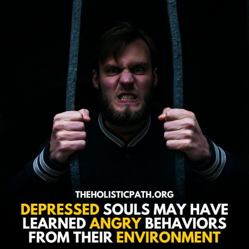 An Angry Depressed Man Behind the Bars - Is Getting Angry Easily a Sign of Depression
