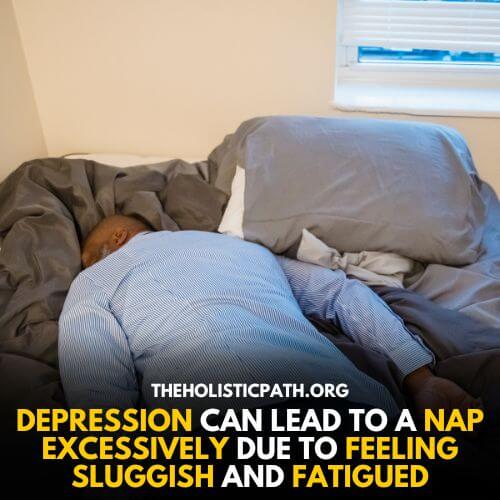 A Tired Man taking a Nap - Is Taking Naps a Sign of Depression