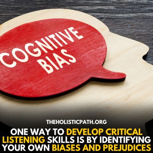 Prejudice can harm critical listening 